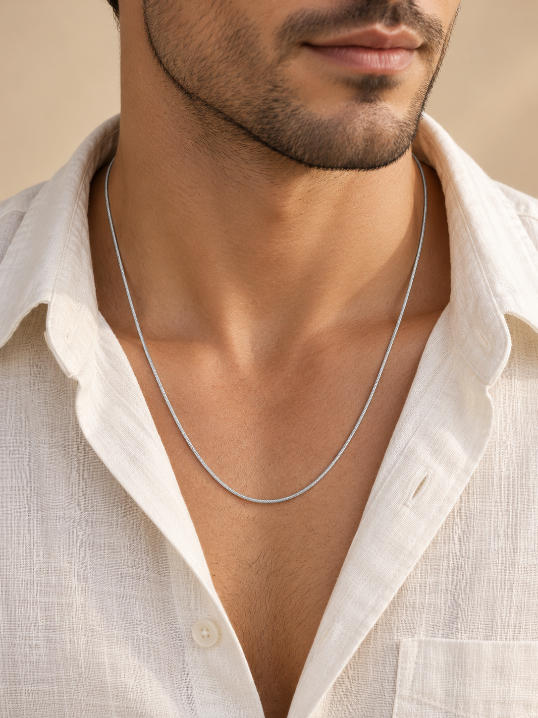 MIORA 925 Sterling Silver Serpent Chain