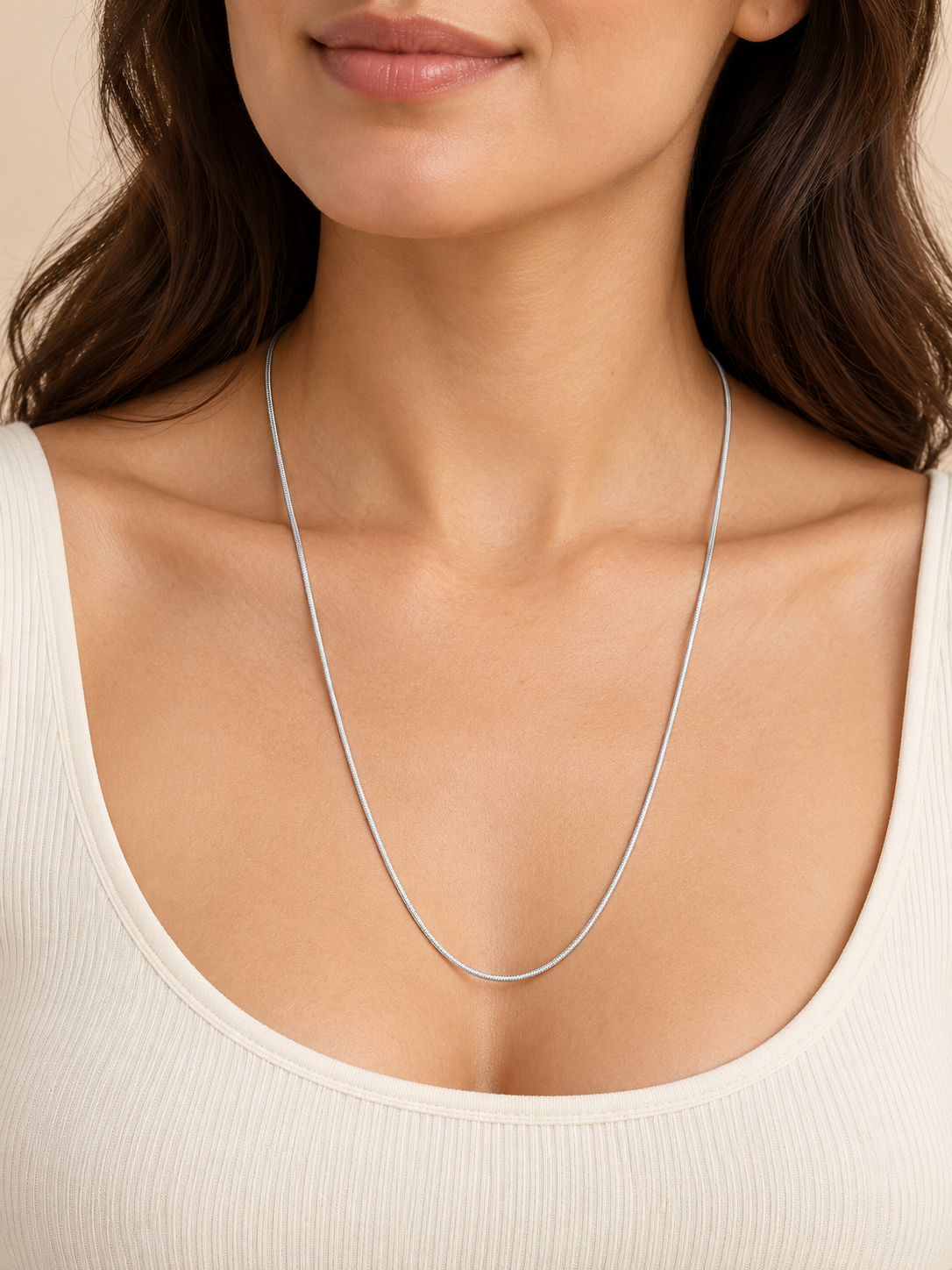 MIORA 925 Sterling Silver Serpent Chain