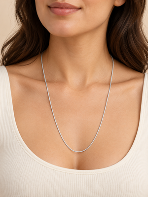 MIORA 925 Sterling Silver Serpent Chain