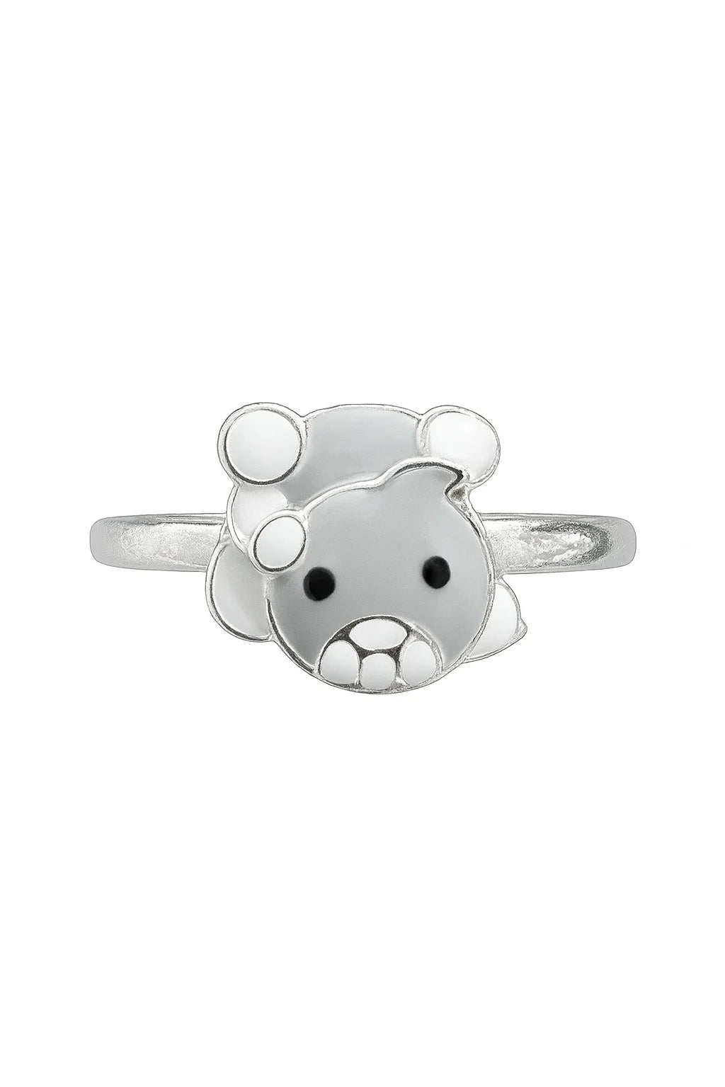 MIORA 925 Sterling Silver Teddy Bear Ring