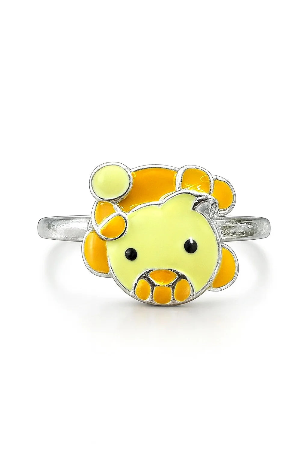 MIORA 925 Sterling Silver Teddy Bear Ring
