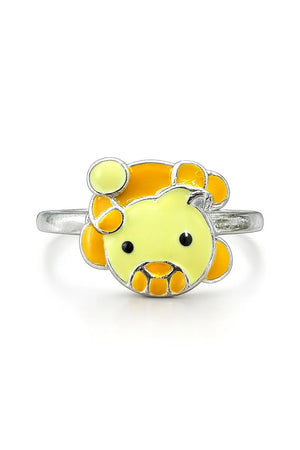 MIORA 925 Sterling Silver Teddy Bear Ring