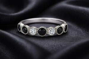 MIORA 925 Sterling Silver Tone Zirconia Ring - image 2
