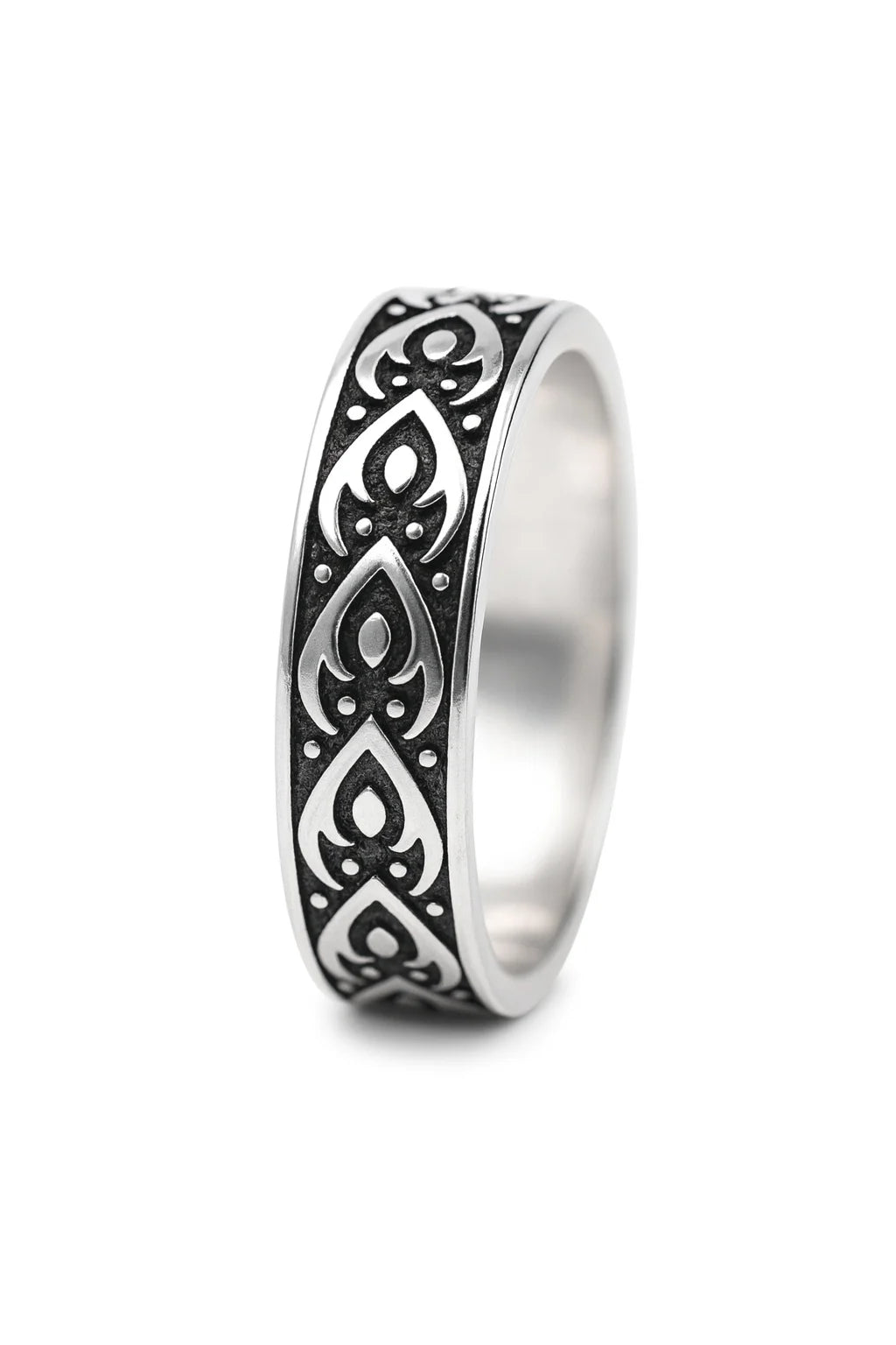 MIORA 925 Sterling Silver Tribal Band Ring - image 10