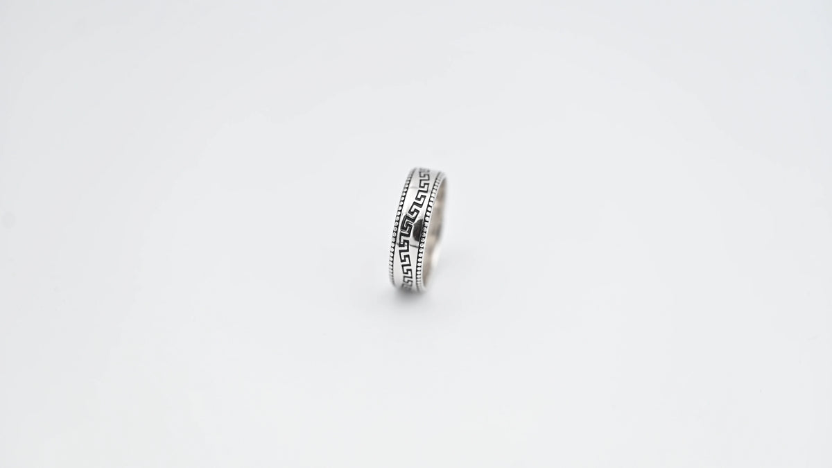 MIORA 925 Sterling Silver Tribal Band Ring - image 6