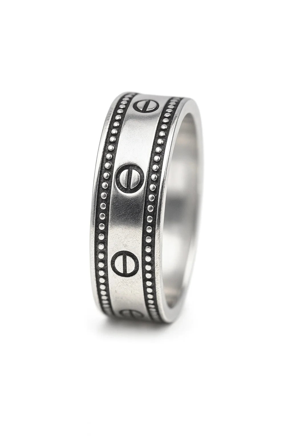 MIORA 925 Sterling Silver Tribal Band Ring - image 8