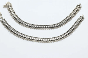 MIORA 925 Sterling Silver Vidya Oxidized Anklet - image 3