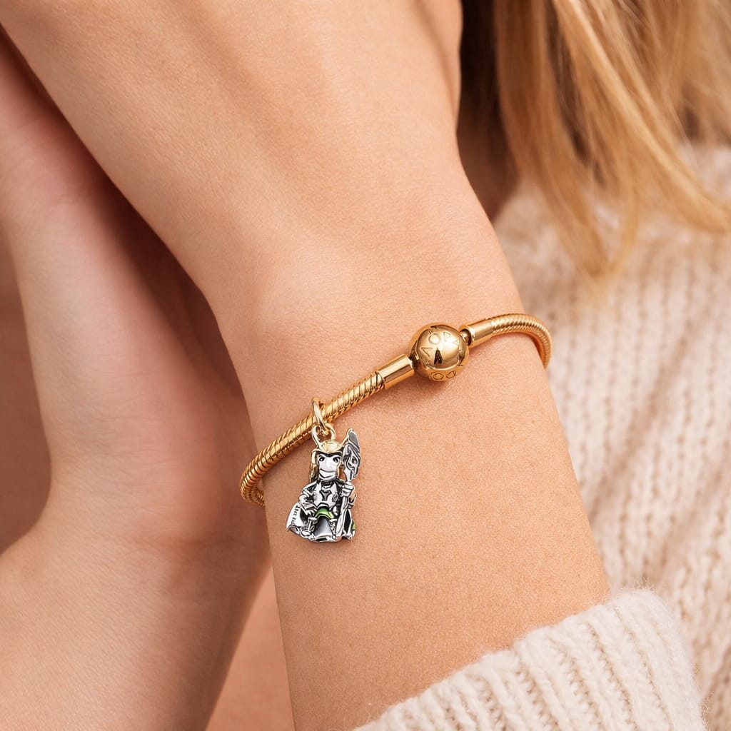 MIORA 925 Sterling Silver Warrior Bead