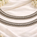 Vidya Oxidized Anklet