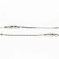 Textured multi Beaded Anklet