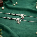 Black Bead Payal Anklet – Traditional and Elegant Style