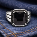 Black Onyx Statement Ring