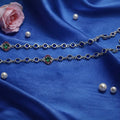 Blue and Green Stone Anklet – Fresh and Colourful Style