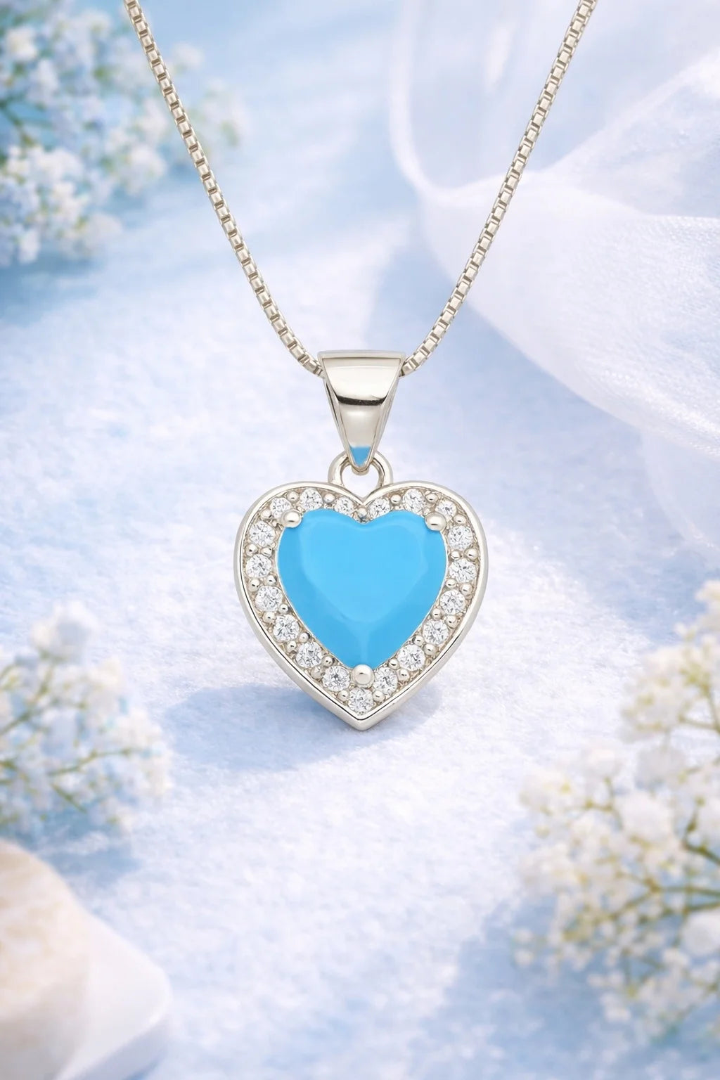 Blue Heart Pendant