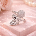 Butterfly & Orb Ring | Adjustable