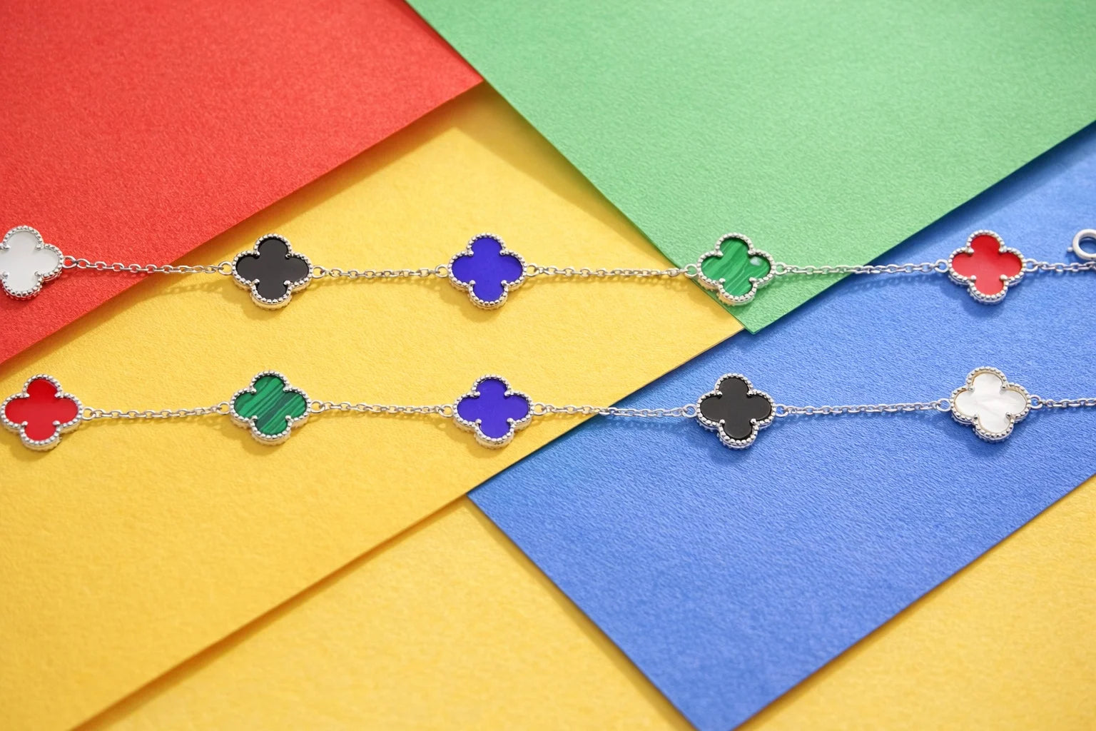 Clover Charm Anklet