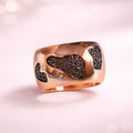 Curve Black Ring