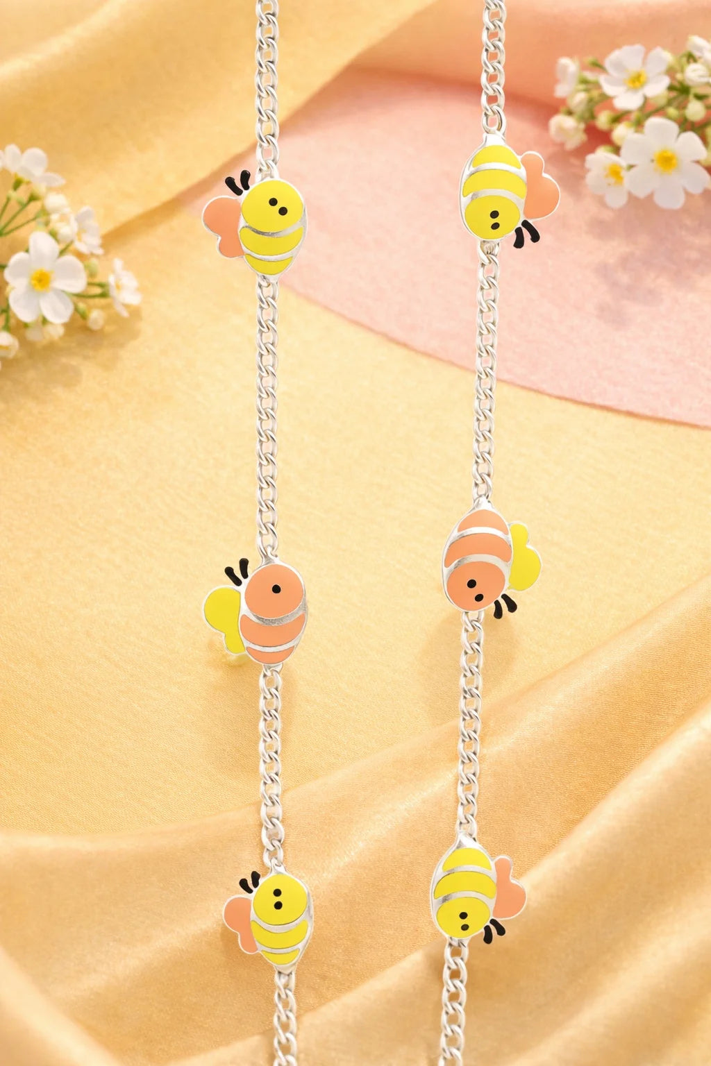 Cute Bee Charm Anklet