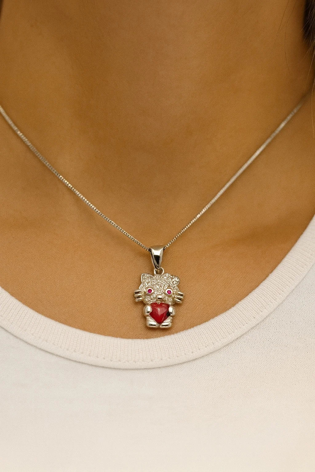 Cute Cat Face Pendant