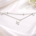 Dual Chain Butterfly Anklet