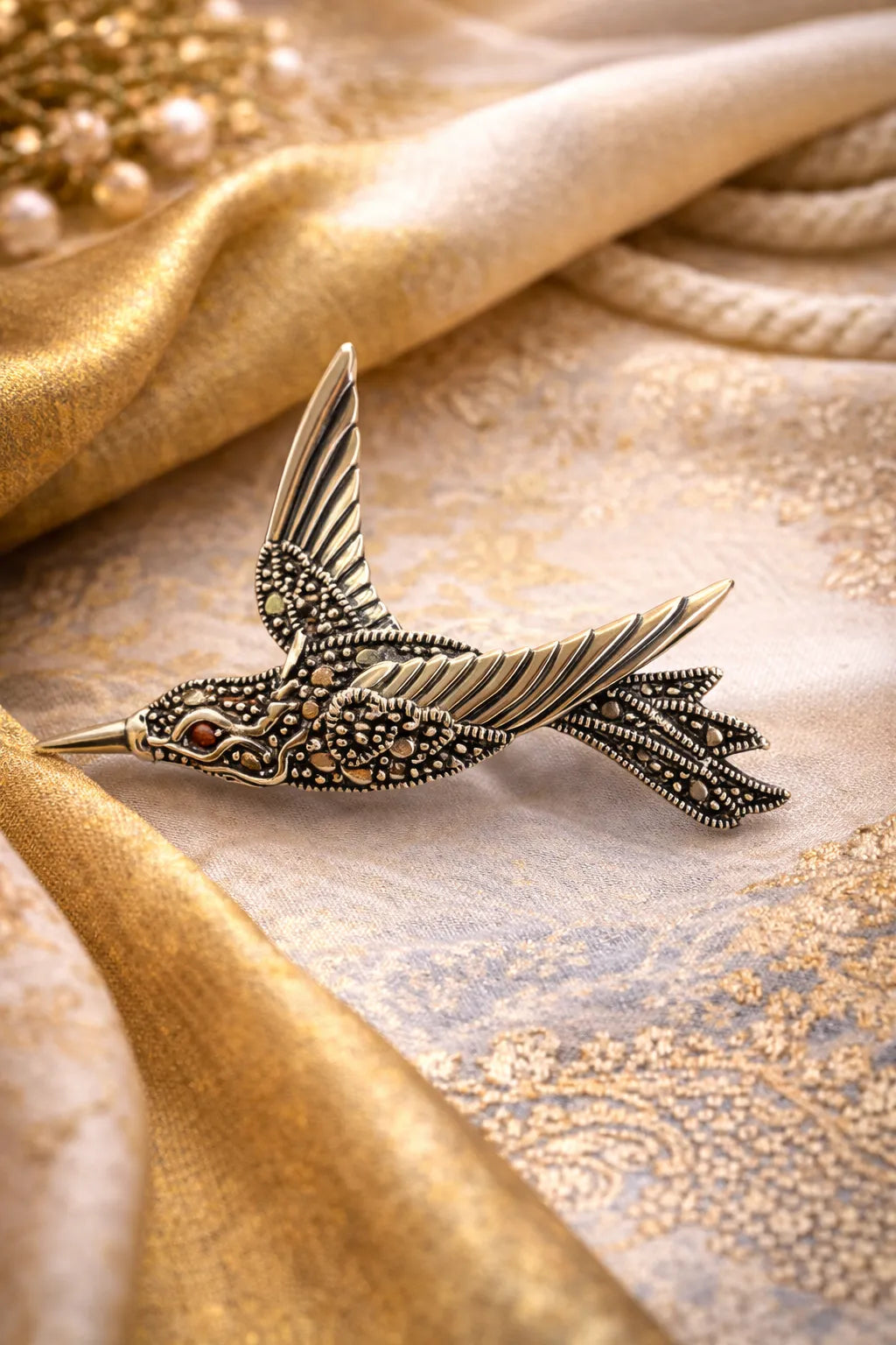 Flying Bird Brooch