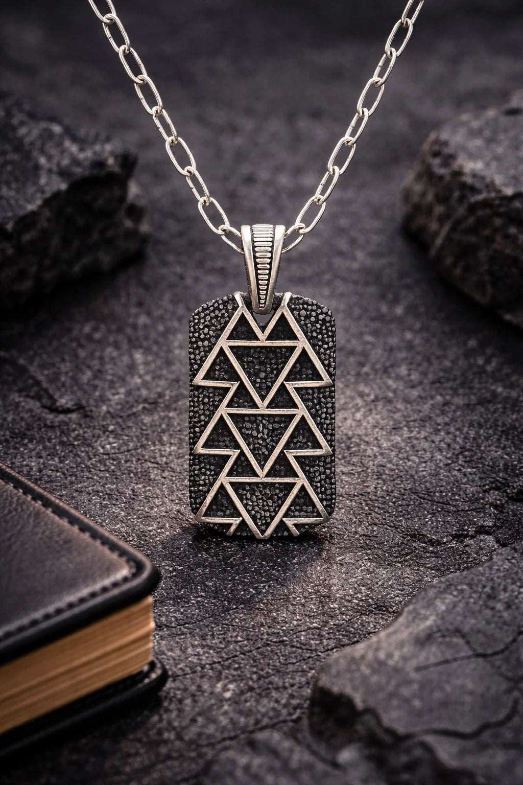 Geometric Tag Pendant
