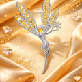 Golden Wing Fairy Brooch