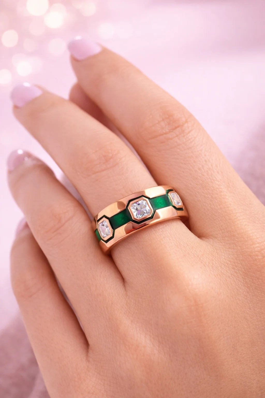 Green Aura Ring