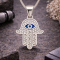 Hamsa Evil Eye Pendant