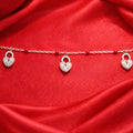 Heart Lock Charm Single Anklet
