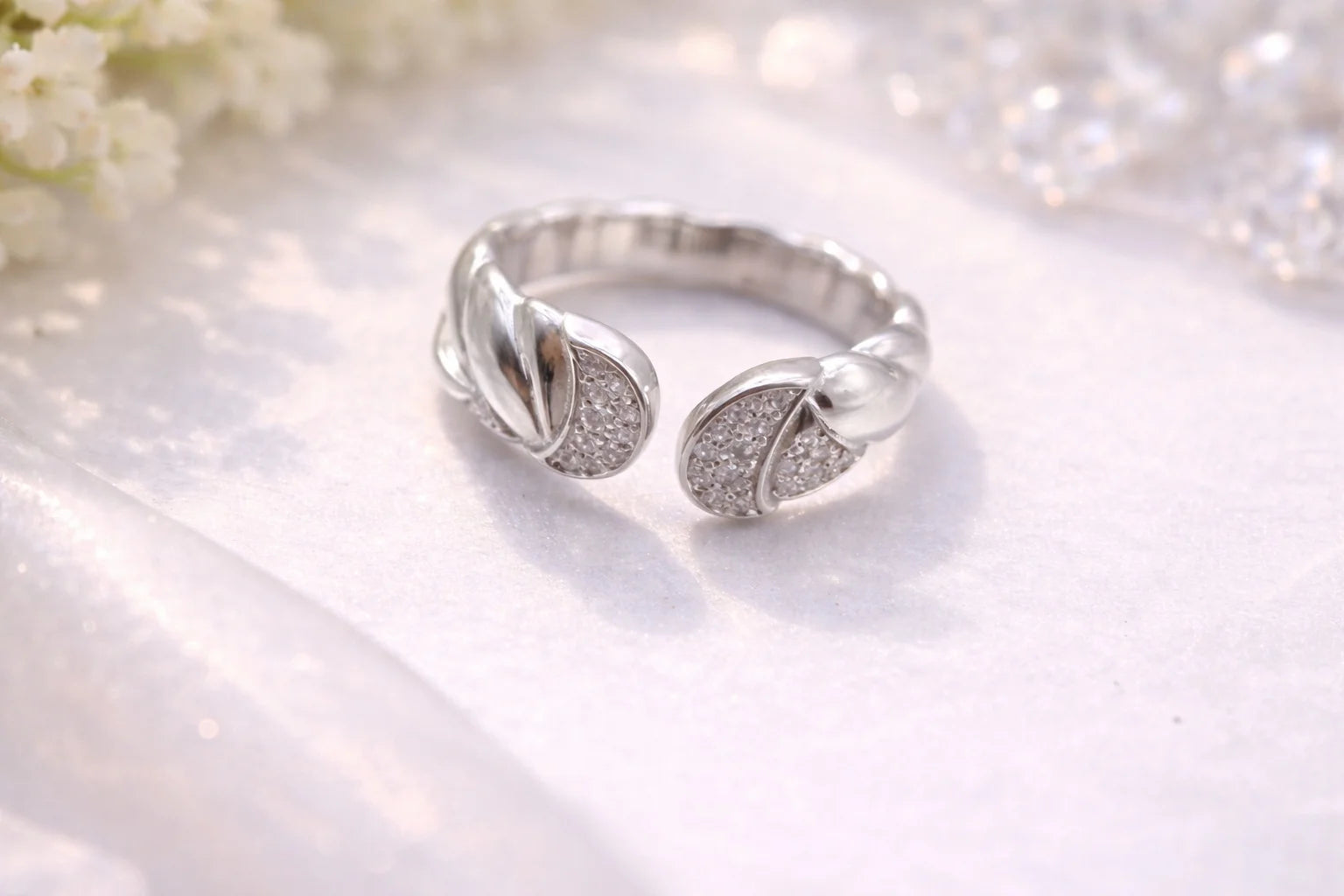 Leaf Wrap Ring | Adjustable