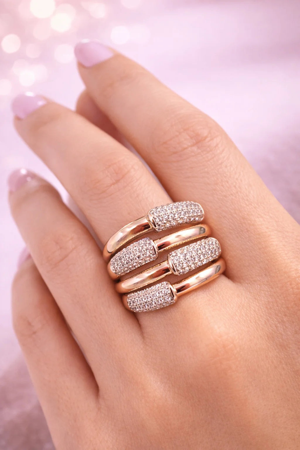 Luxe Trio Ring