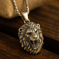 Majestic Lion Head Pendant