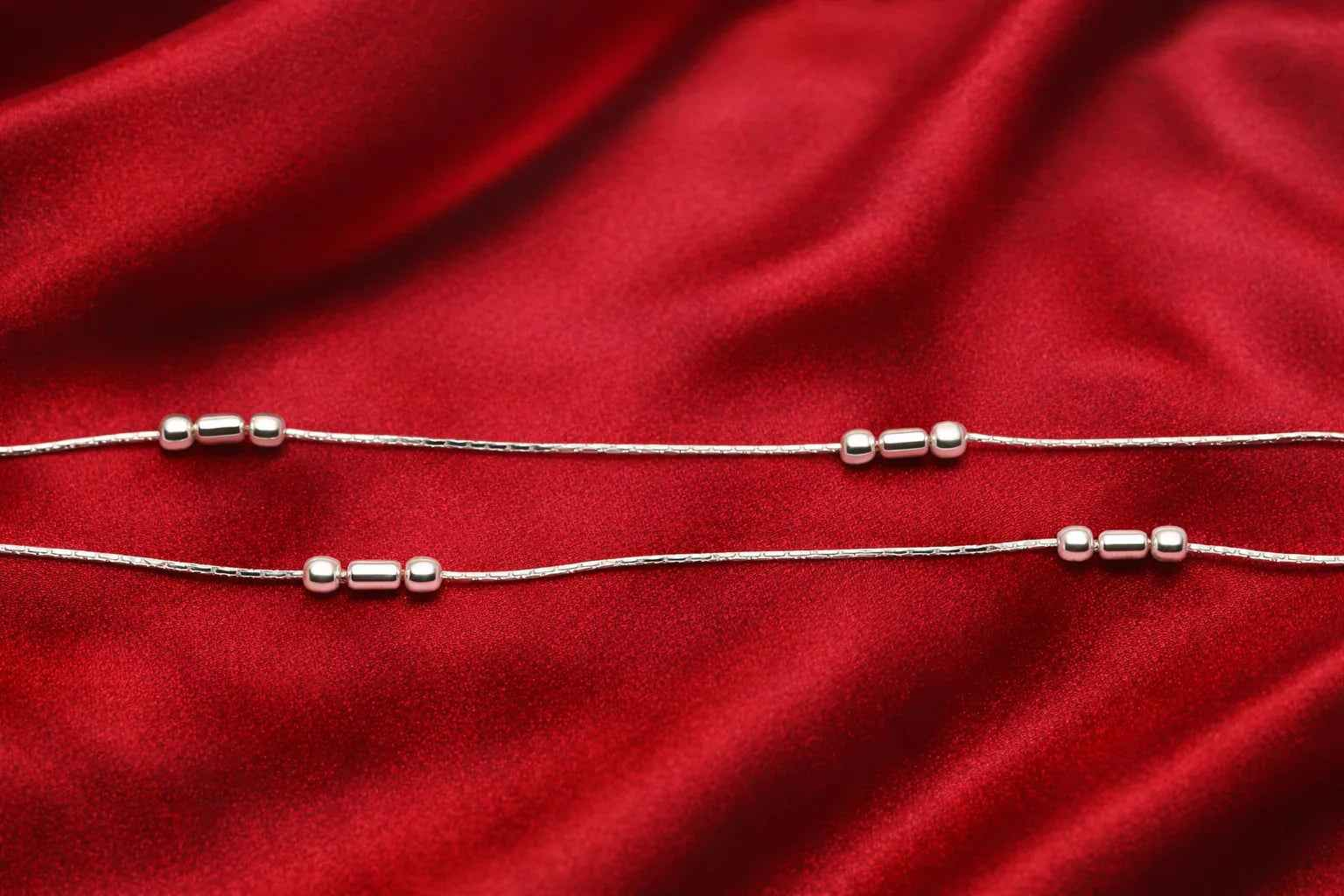 Nitya Beads Anklet – Simple and Beautiful Style