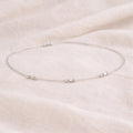 Minimal Beaded Anklet