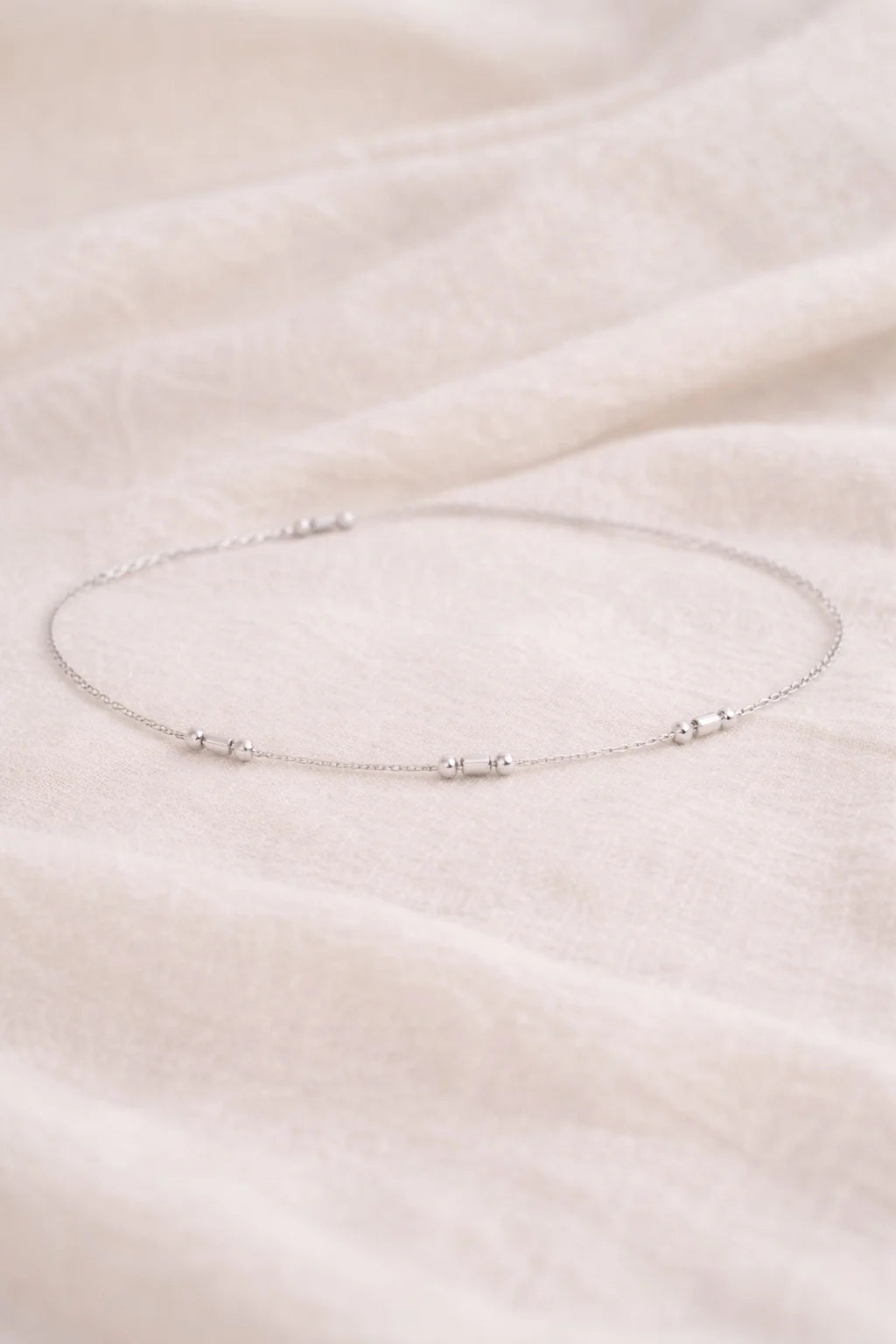 Minimal Beaded Anklet