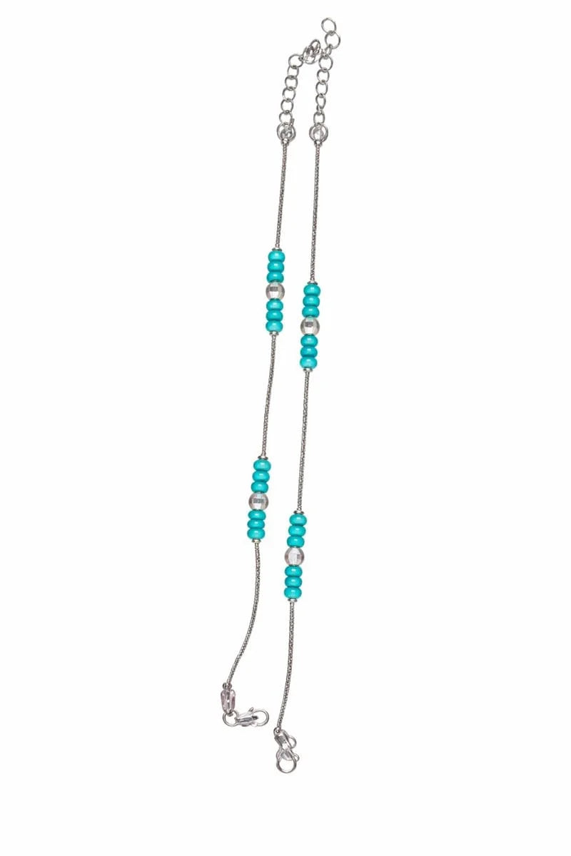 Mint Orbit Anklet