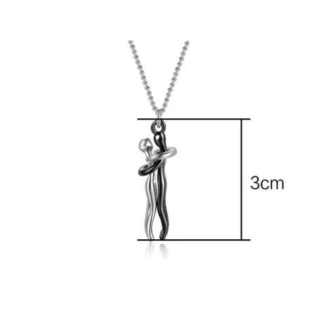 Couple Embrace Pendant