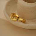 Wave Statement Ring