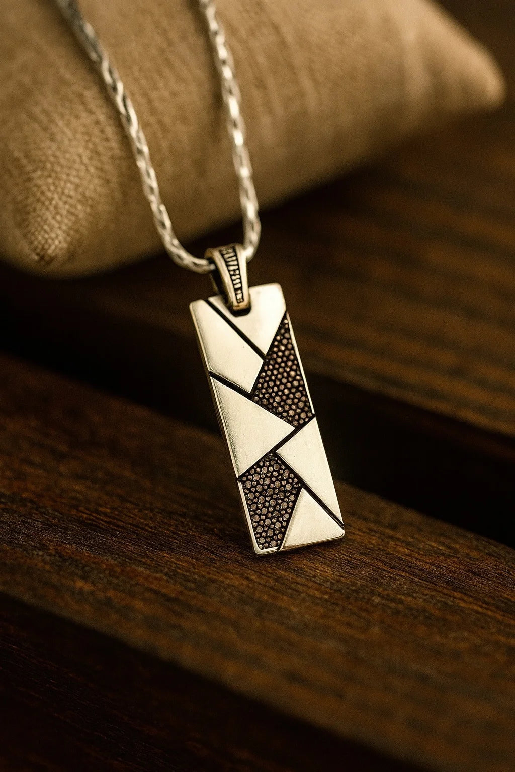 Modern Geometric Pendant