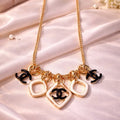 Monochrome Statement Necklace