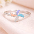 Multicolour Star Enamel Ring
