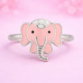Elephant Enamel Ring