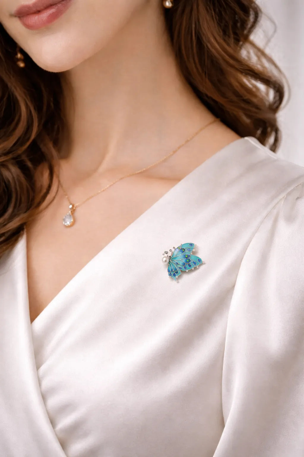 Ocean Wing Brooch
