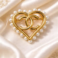 Pearl Monochrome Brooch