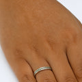 Pink Sapphire Slim Band Ring