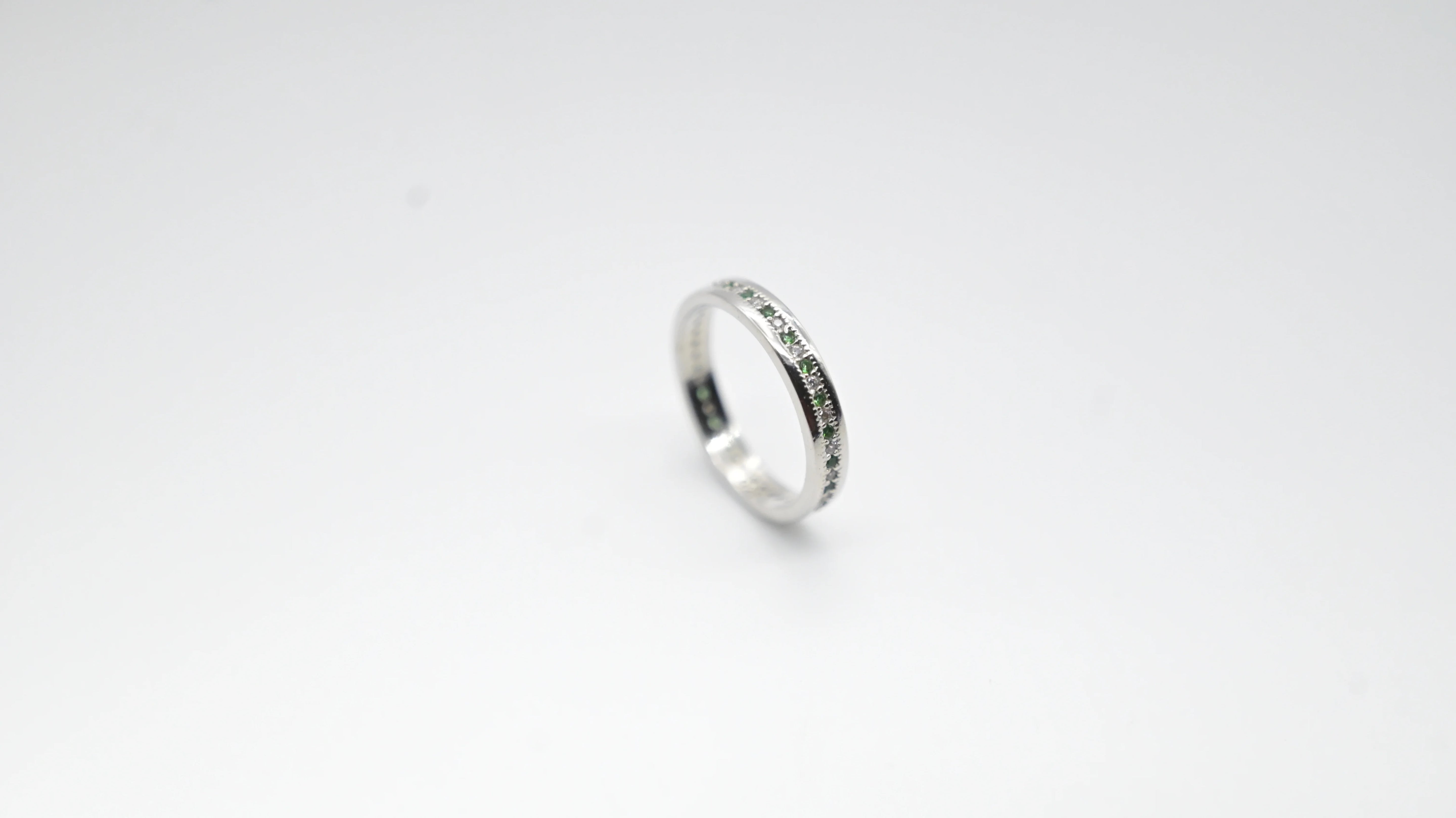 Pink Sapphire Slim Band Ring