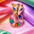 Prism Panther Mini Brooch