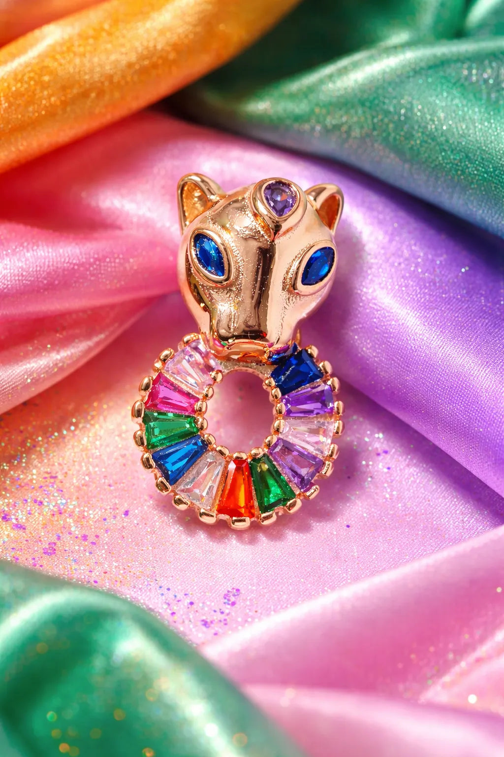 Prism Panther Mini Brooch