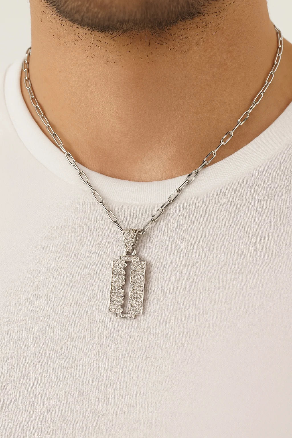 Razor Blade Pendant